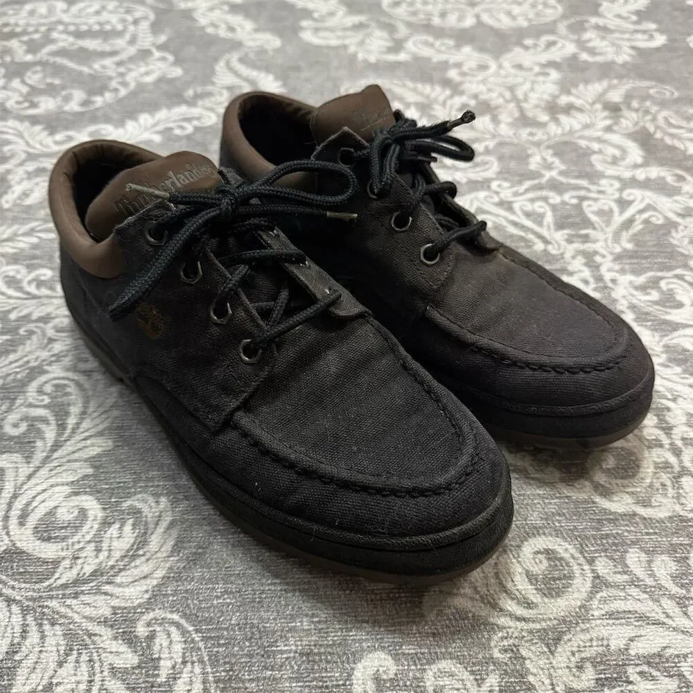 Timberland Men's Black Low Top Hiking Shoes Size 10.5 M Casual